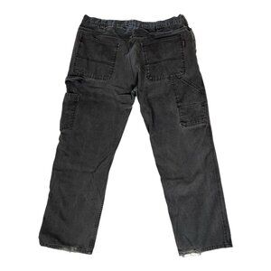 Wolverine Canvas Carpenter Pants Mens Size 40x32 Dark Gray Workwear